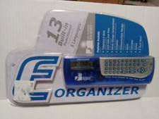 E Organizer electronic organizer 13 functions 5 languages Blue Brand New