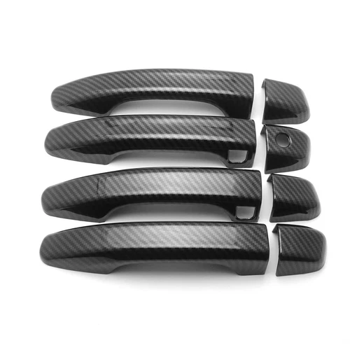 For Honda Accord 2018-2024 Door Handle+Bowl Cover Trims Kit Carbon Fiber Style - Picture 6 of 11
