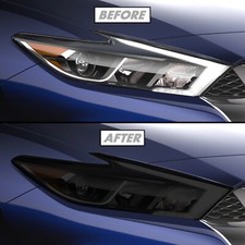 For 16-18 Nissan Maxima Headlight Fog Light Smoke Precut Vinyl Tint Overlays
