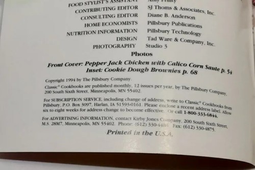 PILLSBURY Classic Cookbooks Bake Off Crescents Pasta Vintage Lot of 5 Booklets - Picture 13 of 20