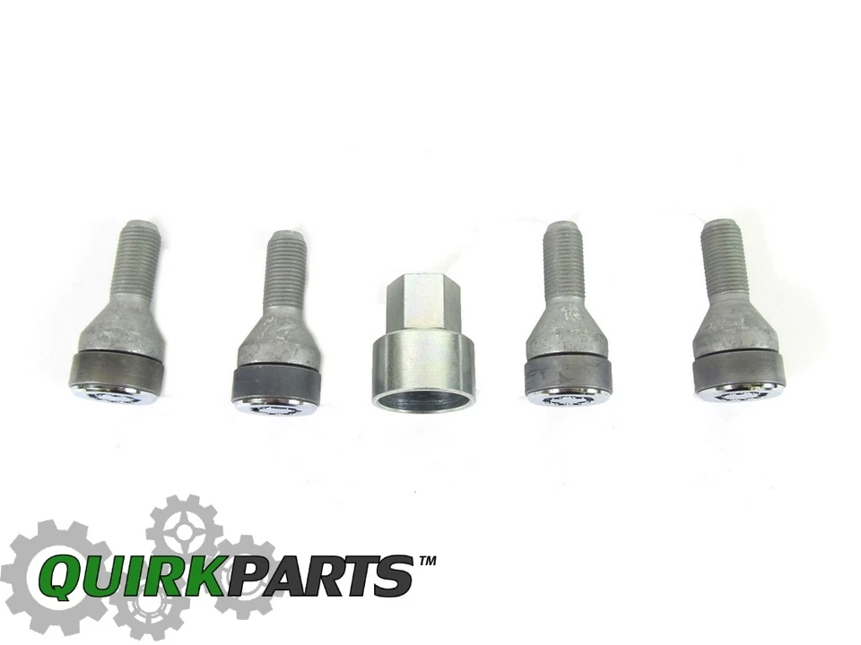 Juego de tuercas de bloqueo de rueda Dodge Dart 13-16 tuercas de bloqueo cerraduras de rueda Mopar OEM Foto 3 de 4