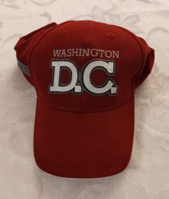 Washington DC Smithsonian Institution Baseball Cap Men's Strap Back Maroon Red