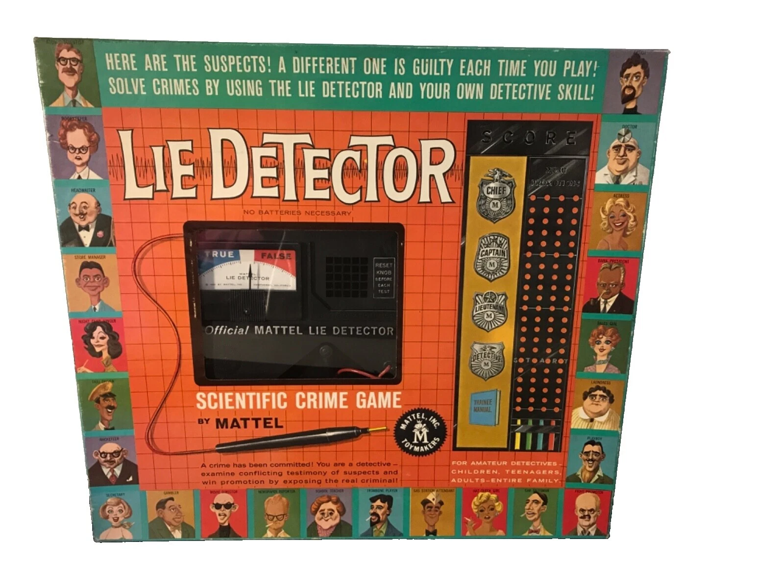 Mattel Vintage fabricación Juegos de mesa y tradicionales