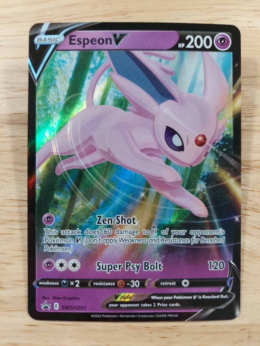 Espeon V SWSH201 NM Holofoil Promo Rare Pokemon Card | eBay Espeon V SWSH201 NM Holofoil Promo Rare Pokemon Card | eBay
