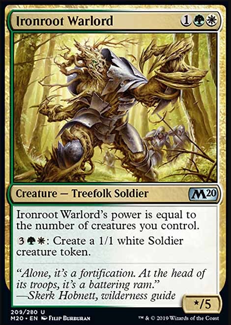 MTG Magic the Gathering Ironroot Warlord (209/357) Core Set 2020 LP