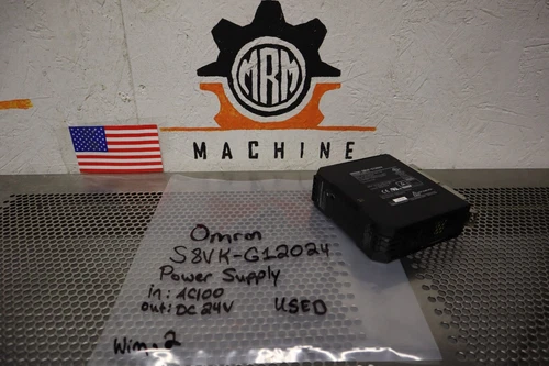 Omron S8VK-G12024 Power Supply In: AC100 Out: DC24V Used With Warranty