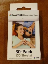 30-pack 30 Sheets Polaroid Premium ZINK Photo Paper 2x3 Inch POLZ2X330 New