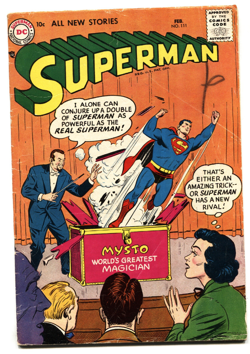 SUPERMAN コミック SUPERMAN #171 comic book 1964-DC COMICS-CAVE MAN COVER