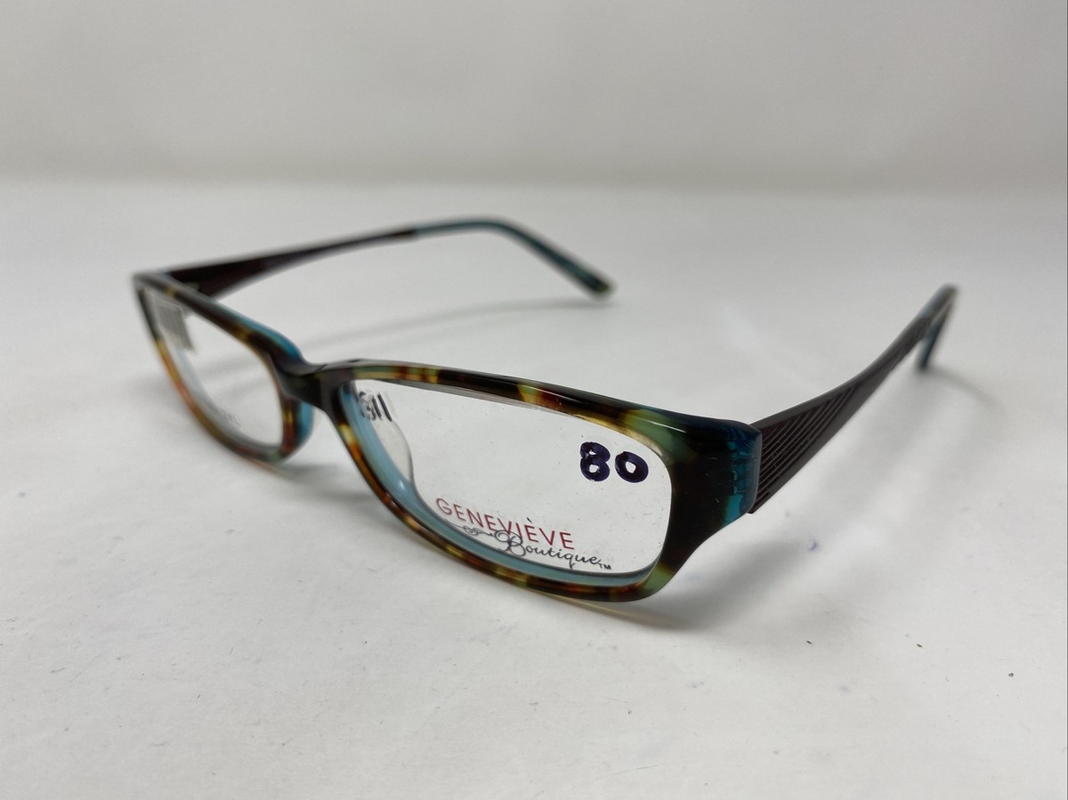 Genevieve Boutique Attempt Brown/Teal 52-15-130 Full Rim  display picture 2
