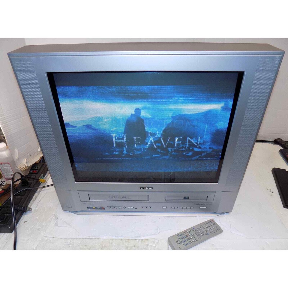 Broksonic Sc20145 20 inch Crt Color TV DVD VCR Triple Combo Television