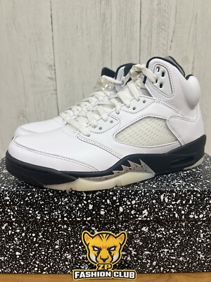 Size 9 - Air Jordan 5 Retro White Black for sale online | eBay