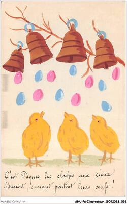 AHUP6-ILLUSTRATOR-0515 - IT'S EASTER THE BELLS IN THE SKIES - ARE RINGING SEMANT