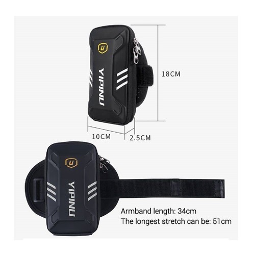 for Realme 9 Pro+ (2022) Waterproof Reflective Armband Case Sport Running Wal... - Photo 5 sur 6