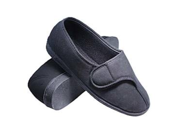 Bill Wide Fit Slippers Mens Washable Slippers Mens Touch Fastening Slippers  Size