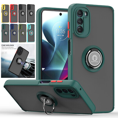 For Motorola Moto G Stylus 5G G 5G 2023 G100 Magnetic Ring Holder Stand Case