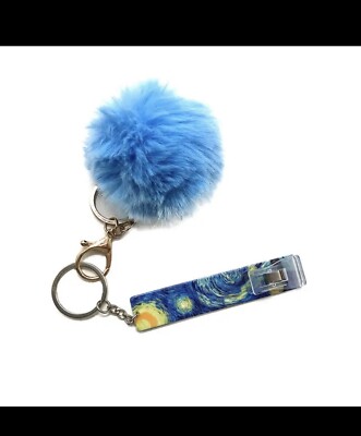 Trendy keychain credit card grabber For Long Nails