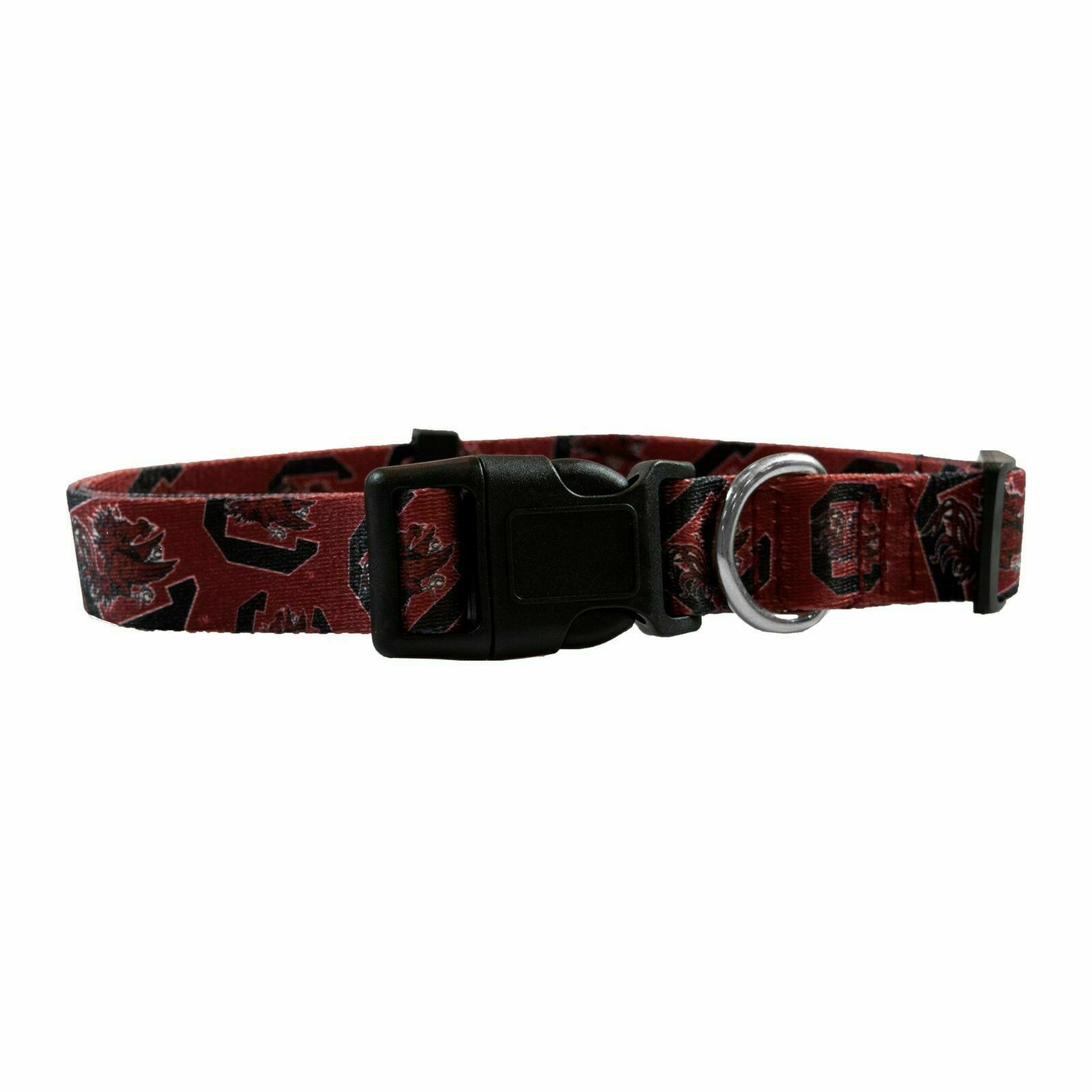 SOUTH CAROLINA GAMECOCKS DOG COLLAR ADJUSTABLE NYLON LE CHOOSE SIZE eBay