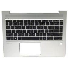 US PalmRest Keyboard For HP ProBook 440 445 G6 L44589-001 without backlit Silver
