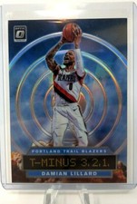 2019-20 Donruss Optic DAMIAN LILLARD T-Minus 3,2,1, Silver Holo Prizm #7