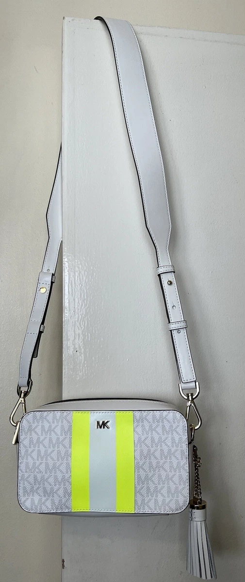 Michael kors small logo on sale tape camera bag