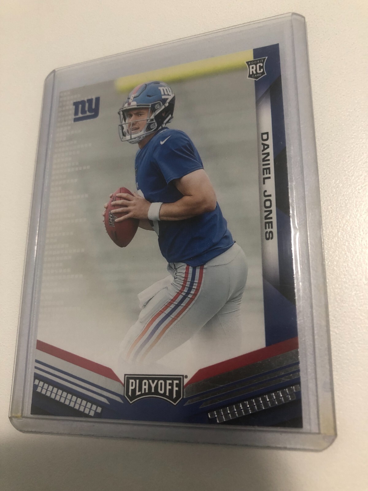2019 PANINI PLAYOFF DANIEL JONES RC! GIASNTS ROOKIE! QB1 #202