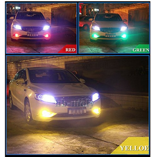 2Pcs H11 H8 5050SMD RGB Colourchange LED fog light bulbs remote control 12v - Picture 10 of 10