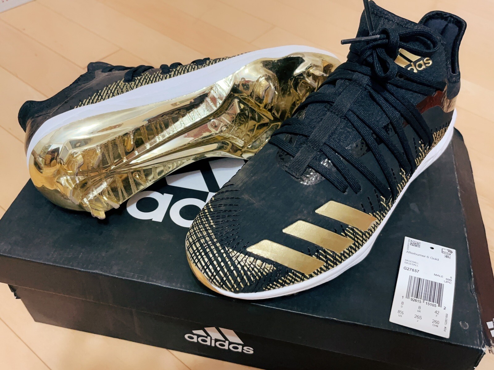 adidas afterburner 6 black and gold