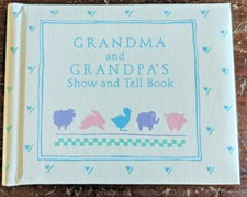 Vintage 1986 Hallmark Grandparents Photo Album Brag Book In Original Box