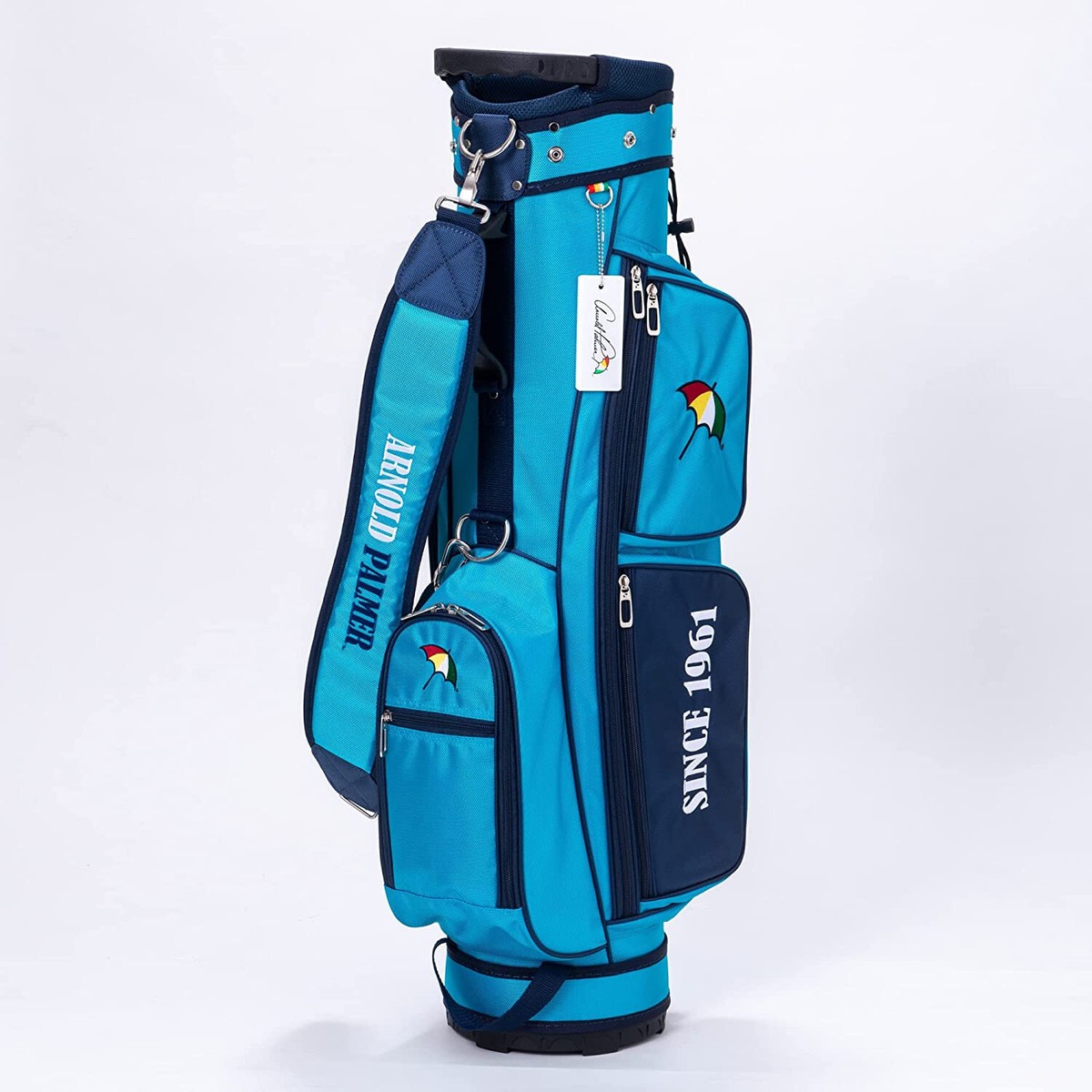 Arnold Palmer Golf Men's Cart Caddy Bag 7.5 x 46 inch 2.5kg BLUE
