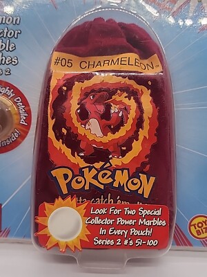 VINTAGE ポケモン コレクター マーブルポーチ シリーズ2 101 Pokemon Collector Marble Pouch Series 2 Charmeleon #05 Toy