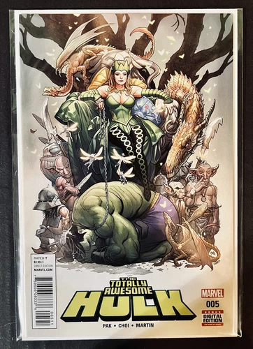 THE TOTALLY AWESOME HULK #5 ECHANTRESS AMADEUS CHO, Marvel Comics 2016