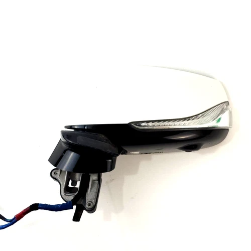 17-19 INFINITI Q60 COUPE OEM DRIVER LEFT EXTERIOR SIDE VIEW MIRROR White Camera