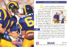 PRO-LINE MOBIL Jim Everett  RAMS Purdue BOILERMAKERS