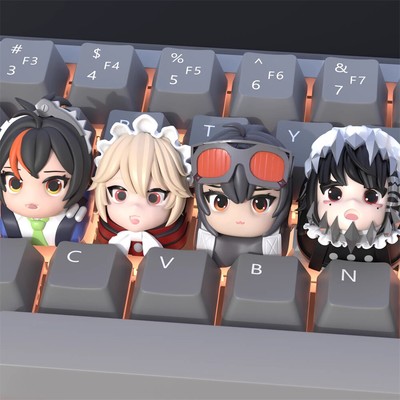 Anime Zenless Zone Zero Zhu Yuan Grace Howard Ben Keycaps Mechanical Keyboard