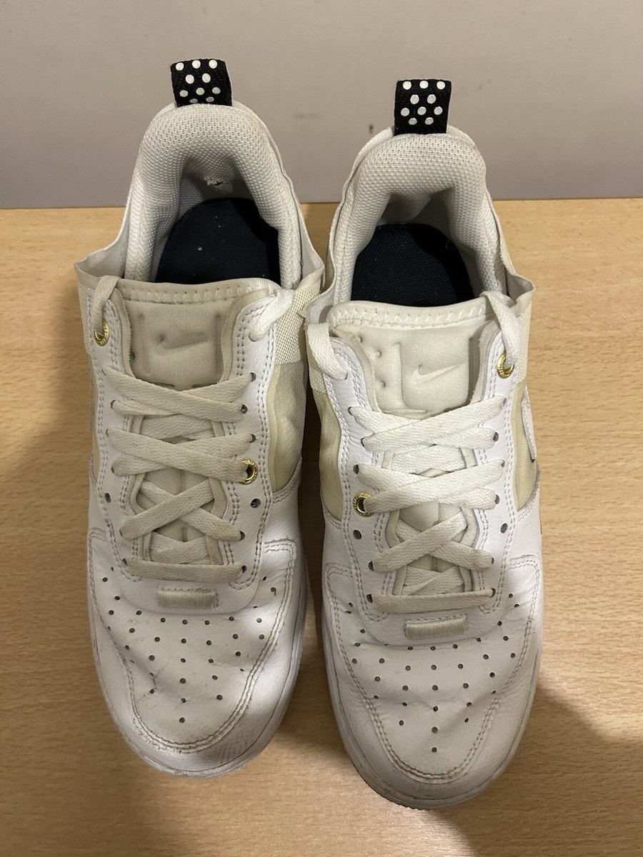 mens white airforce with black tick