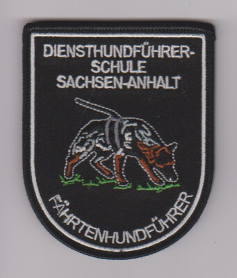 Diensthundeführerschule Polizei   Sachsen-Anhalt  -- Fährtenhund--  DHF  -