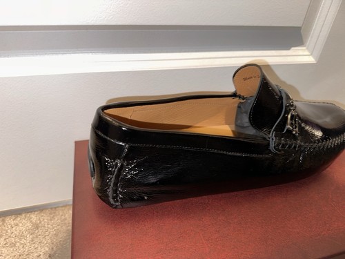 Driver Mezlan Patent Bit in pelle $375 taglia 13 (46) - Foto 9 di 15