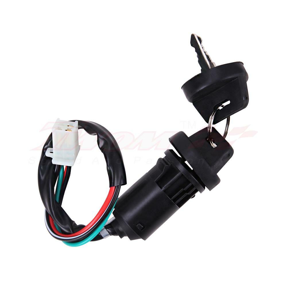 Key Ignition Switch 4 Wire ATV Quad Pit Bike Motorcycle Tao Tao Sunl 50