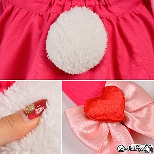 Sanrio My Melody Kids Dress Costume 90cm 2T Cosplay Tail Headband Brooch Set - Picture 6 of 11