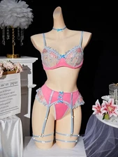 Women's Sexy-Lingerie G-String Lace Sleepwear Dress Babydoll Nightwear Underwear