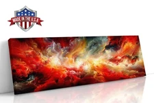 The Radiant Rebellion Abstract Canvas Print for Home Decor, Wall Decor Poster