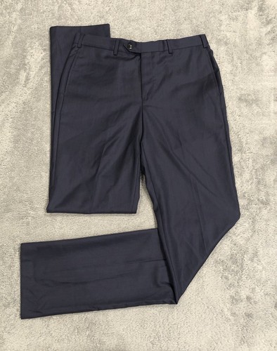 Brooks Brothers 1818 Men’s 33 Unhemmed Vitale Barberis Canonico Wool Dress Pants