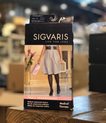 Sigvaris Truly Transparent 30-40 mmHg Thigh High Medical Surgical Compression
