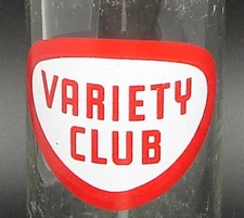 Variety Club; 2-color ACL soda pop bottle