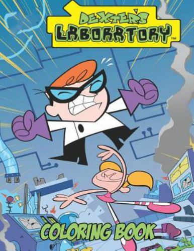 Dexter's Laboratory Coloring Book: Coloring Book for Kids and Adults with Fun...
