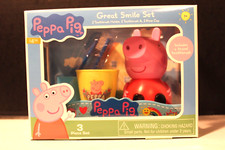 Peppa Pig Travel Toothbrush, Holder  Rinse Cup Great Smile Set NEW