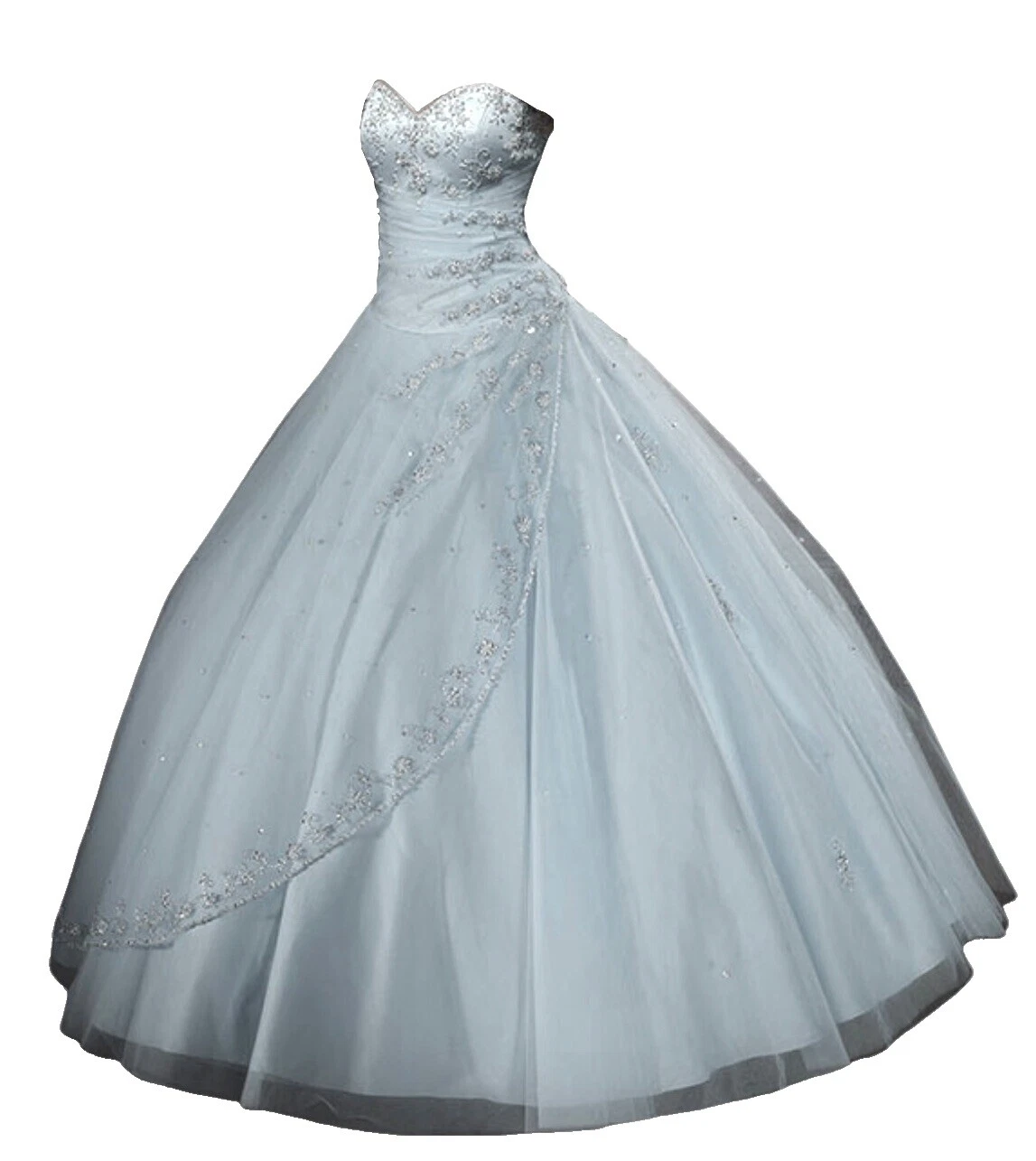 Vestidos de boda de encaje blanco de organza