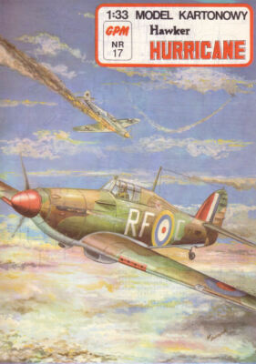 GPM 17 - Jagdflugzeug der Royal Air Force Hawker Hurricane - 1. Auflage - 1:33