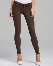 New NWT $185 Womens Designer Vince Dark Brown Riley Legging 25 Hunter Jeans USA