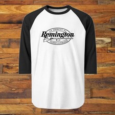 Remington American Gunmaker Guns Firearms Riffles Men's Black Raglan S-2XL